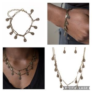 Necklace and bracelet set